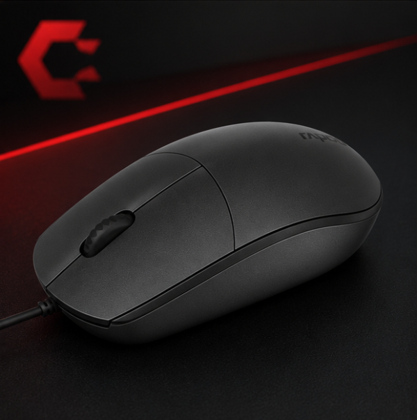 RAPOO N100 OPTICAL MOUSE | 3 YEARS WARRANTY
